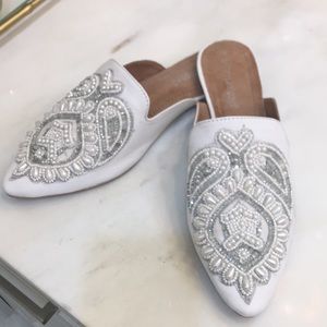 Jeffrey Campbell sequined mules